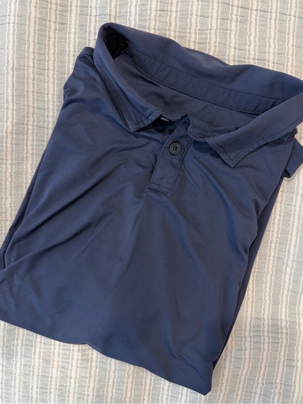 RHONE Men’s Size M True Navy Commuter Polo